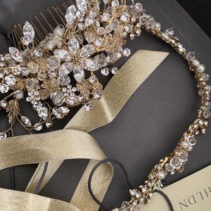 BHLDN bridal headpiece